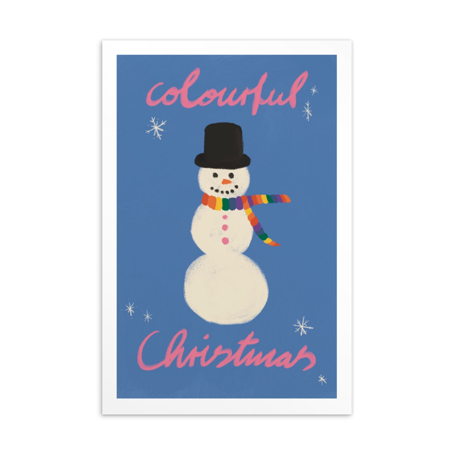Postkarte Frosty