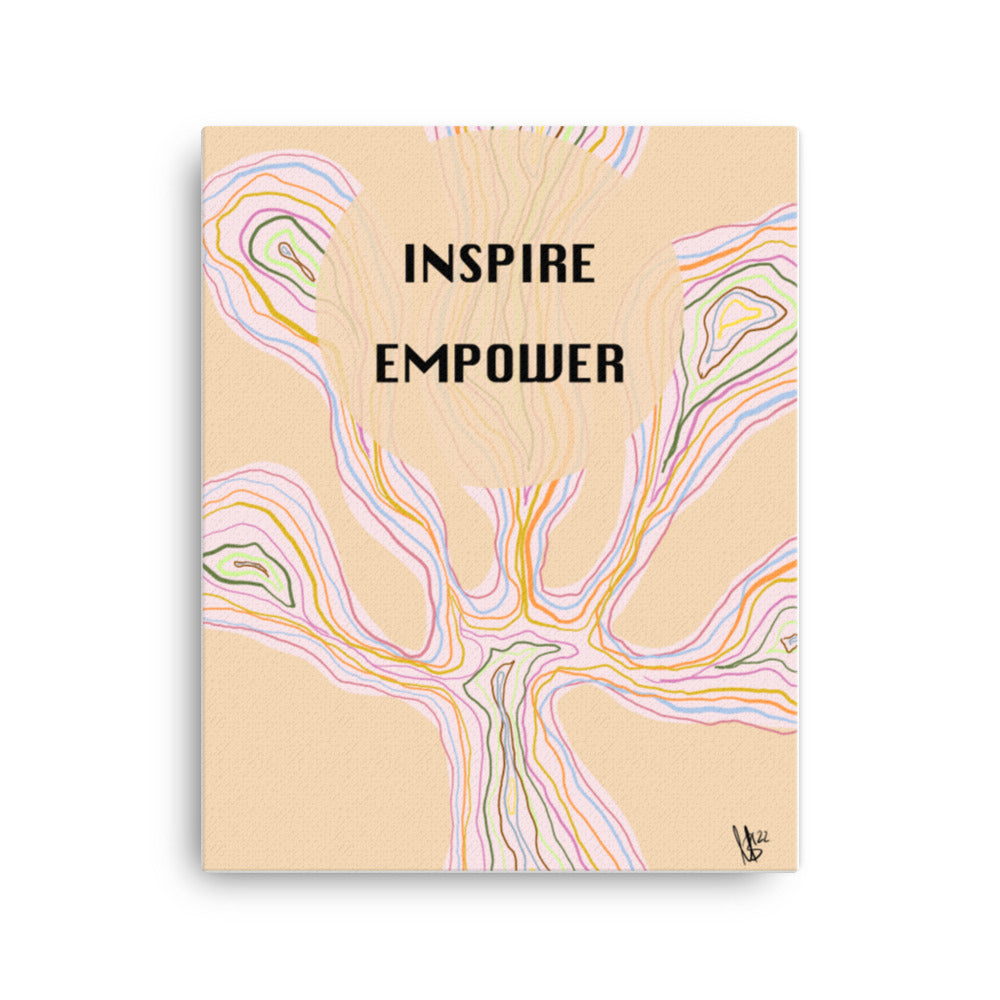 Leinwand Inspire Empower