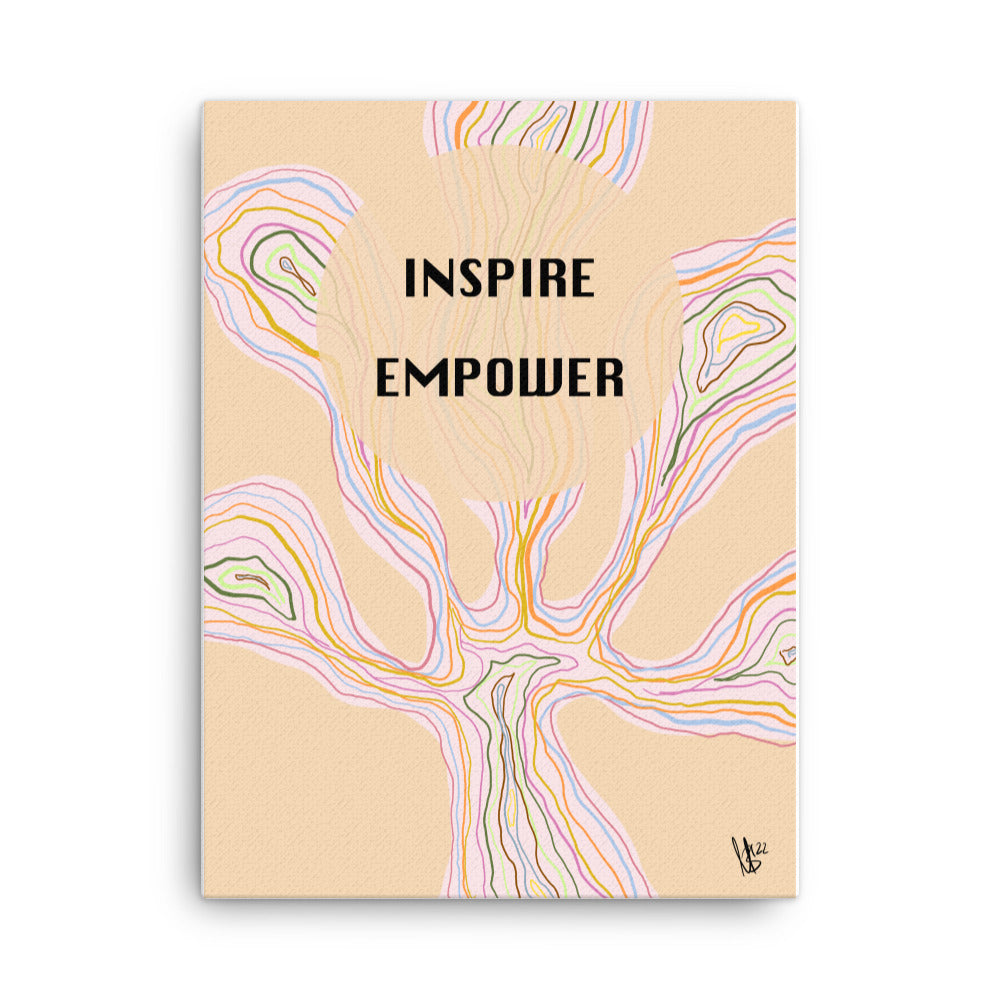 Leinwand Inspire Empower