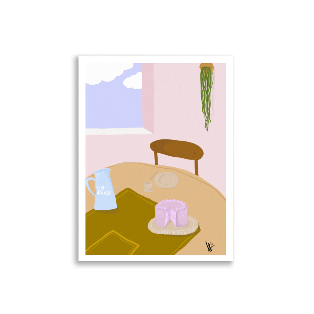Poster Kaffee und Kuchen