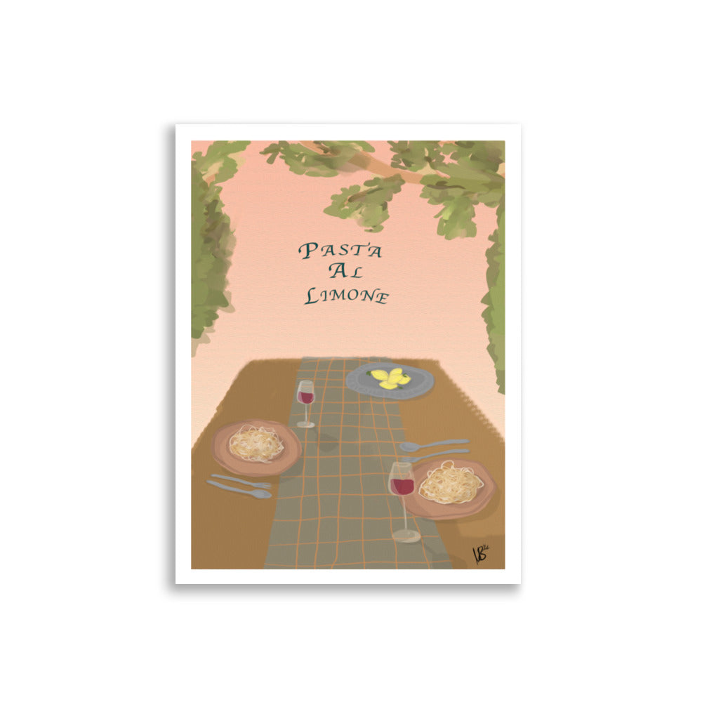 Poster Pasta al Limone