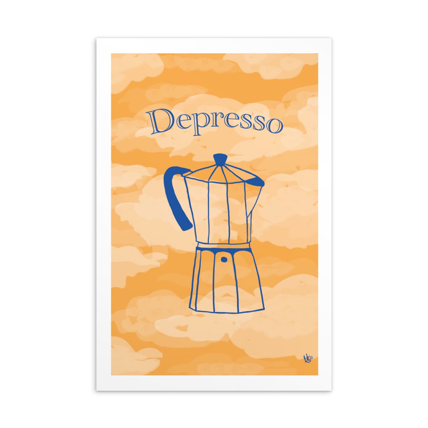 Postkarte Depresso