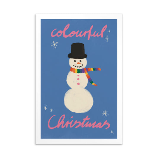 Postkarte Frosty