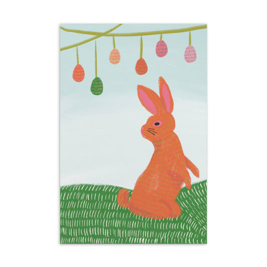 Postkarte Osterhase
