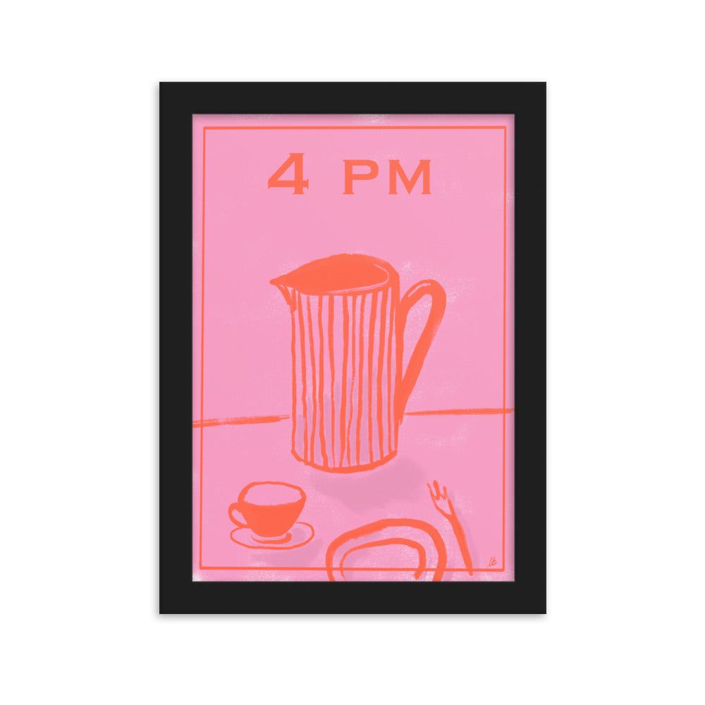 Gerahmtes Poster 4PM