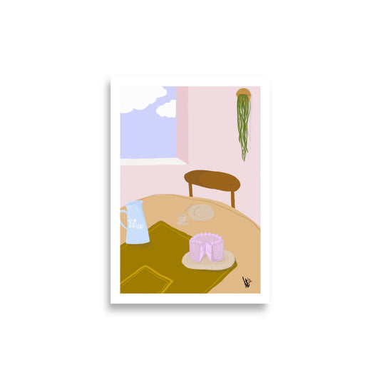 Poster Kaffee und Kuchen