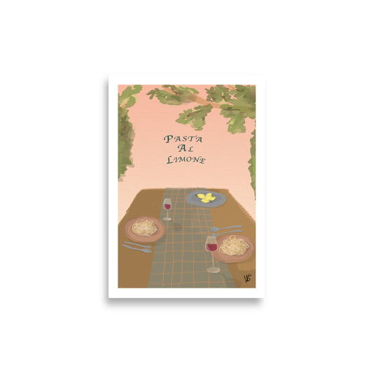 Poster Pasta al Limone